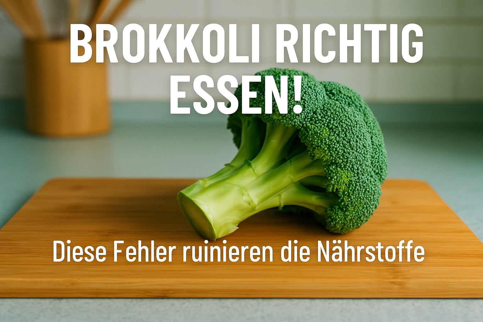 Brokkoli richtig essen